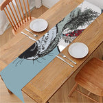 Drawing Jack Russell Terrier Print Table Runner