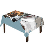 Drawing Jack Russell Terrier Print Tablecloth