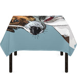 Drawing Jack Russell Terrier Print Tablecloth