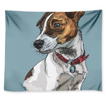 Drawing Jack Russell Terrier Print Tapestry