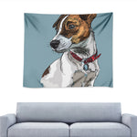 Drawing Jack Russell Terrier Print Tapestry