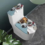 Drawing Jack Russell Terrier Print Toilet Lid And Tank Cover Set