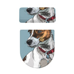 Drawing Jack Russell Terrier Print Toilet Lid And Tank Cover Set