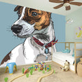 Drawing Jack Russell Terrier Print Wall Sticker