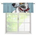 Drawing Jack Russell Terrier Print Window Valance