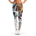 Drawing Jack Russell Terrier Print Women's Leggings