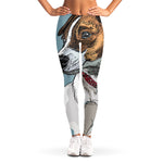 Drawing Jack Russell Terrier Print Women's Leggings