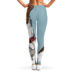 Drawing Jack Russell Terrier Print Women's Leggings