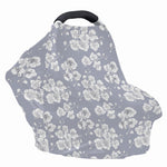 Drawing Orchid Pattern Print Baby Seat Cover