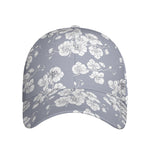 Drawing Orchid Pattern Print Baseball Cap