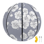 Drawing Orchid Pattern Print Basketball