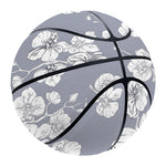 Drawing Orchid Pattern Print Basketball