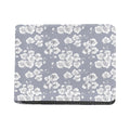 Drawing Orchid Pattern Print Bifold Wallet