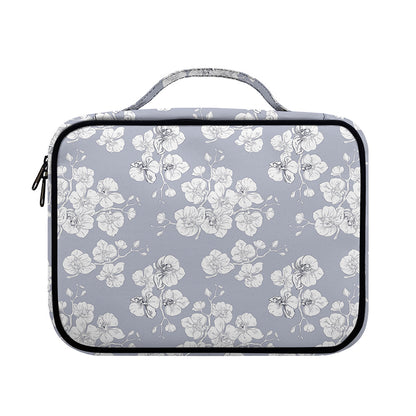 Drawing Orchid Pattern Print Briefcase Bible Bag