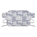 Drawing Orchid Pattern Print Car Windshield Snow Cover