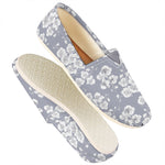 Drawing Orchid Pattern Print Casual Shoes