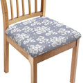 Drawing Orchid Pattern Print Chair Cushion Cover