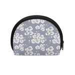 Drawing Orchid Pattern Print Coin Purse