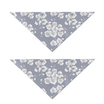 Drawing Orchid Pattern Print Dog Bandana