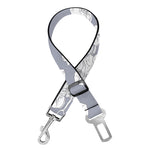 Drawing Orchid Pattern Print Dog Seat Belt