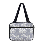 Drawing Orchid Pattern Print Double Strap Bible Bag