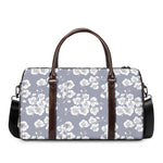 Drawing Orchid Pattern Print Duffle Bag
