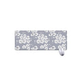 Drawing Orchid Pattern Print Extended Mouse Pad