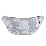 Drawing Orchid Pattern Print Fanny Pack