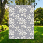 Drawing Orchid Pattern Print Garden Flag