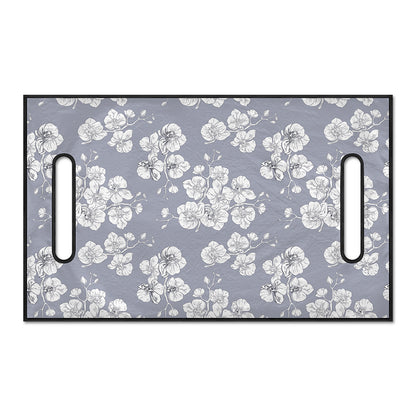 Drawing Orchid Pattern Print Golf Cart Seat Cover