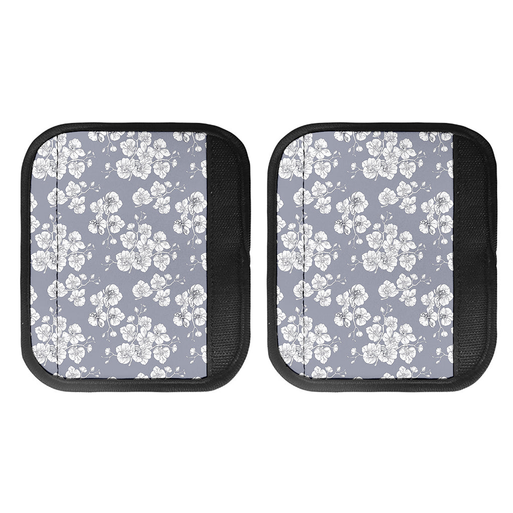 Drawing Orchid Pattern Print Handle Covers