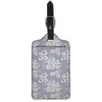 Drawing Orchid Pattern Print Luggage Tag