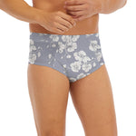 Drawing Orchid Pattern Print Men's Briefs
