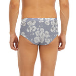Drawing Orchid Pattern Print Men's Briefs