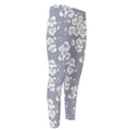 Drawing Orchid Pattern Print Men's Compression Pants