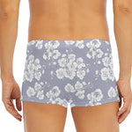 Drawing Orchid Pattern Print Men's Short Boxer Briefs