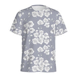 Drawing Orchid Pattern Print Men's Sports T-Shirt