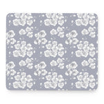 Drawing Orchid Pattern Print Mouse Pad