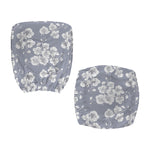 Drawing Orchid Pattern Print Office Chair Cover