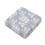 Drawing Orchid Pattern Print Outdoor Seat Cushion Cover