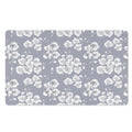 Drawing Orchid Pattern Print Polyester Doormat