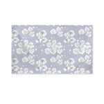 Drawing Orchid Pattern Print Polyester Flag