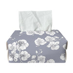 Drawing Orchid Pattern Print Rectangle Tissue Box Cover