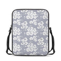 Drawing Orchid Pattern Print Rectangular Crossbody Bag