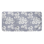 Drawing Orchid Pattern Print Towel