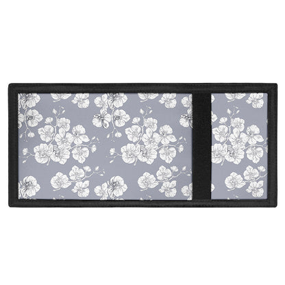 Drawing Orchid Pattern Print Trifold Wallet