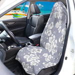 Drawing Orchid Pattern Print Waterproof Car Seat Cover