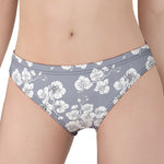 Drawing Orchid Pattern Print Women's Panties