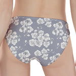Drawing Orchid Pattern Print Women's Panties