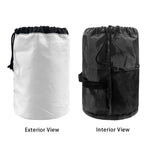 American Football Pattern Print Drawstring Makeup Bag